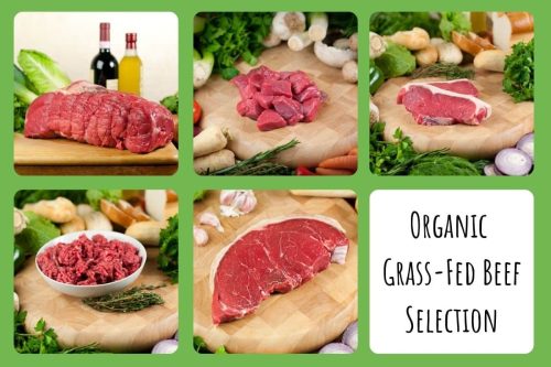 Organic Grass Fed Beef Selection