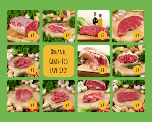 Bulk Organic Grass-Fed Beef Box - Save 15%!
