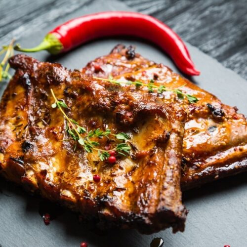 Organic Pork RIbs with Dry Rub Jerk Seasoning