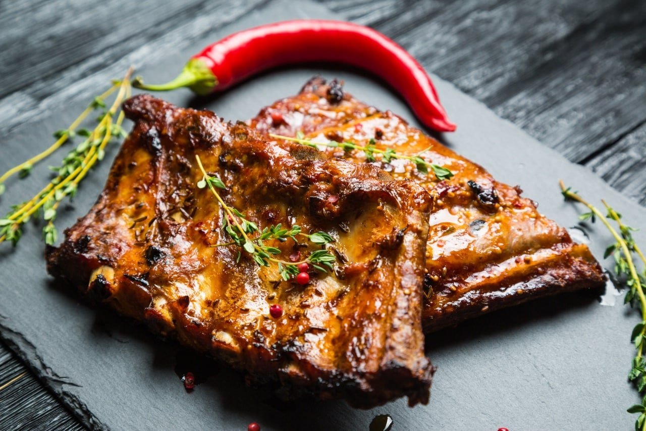 Organic Pork RIbs with Dry Rub Jerk Seasoning