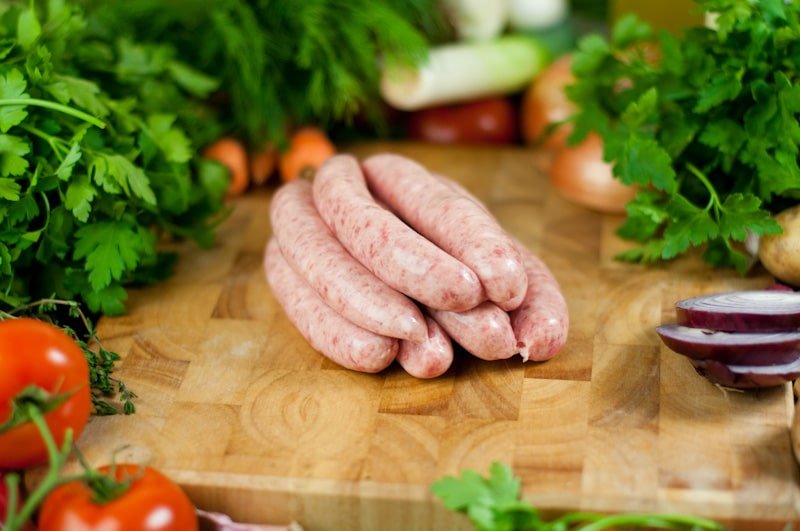 Gluten Free Pork Sausages with Ginger and Apricot (500g)