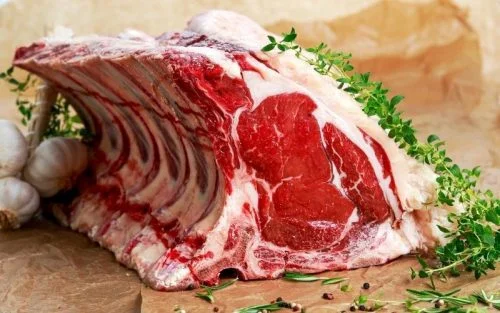 Organic Grass-Fed Beef Rib on the Bone