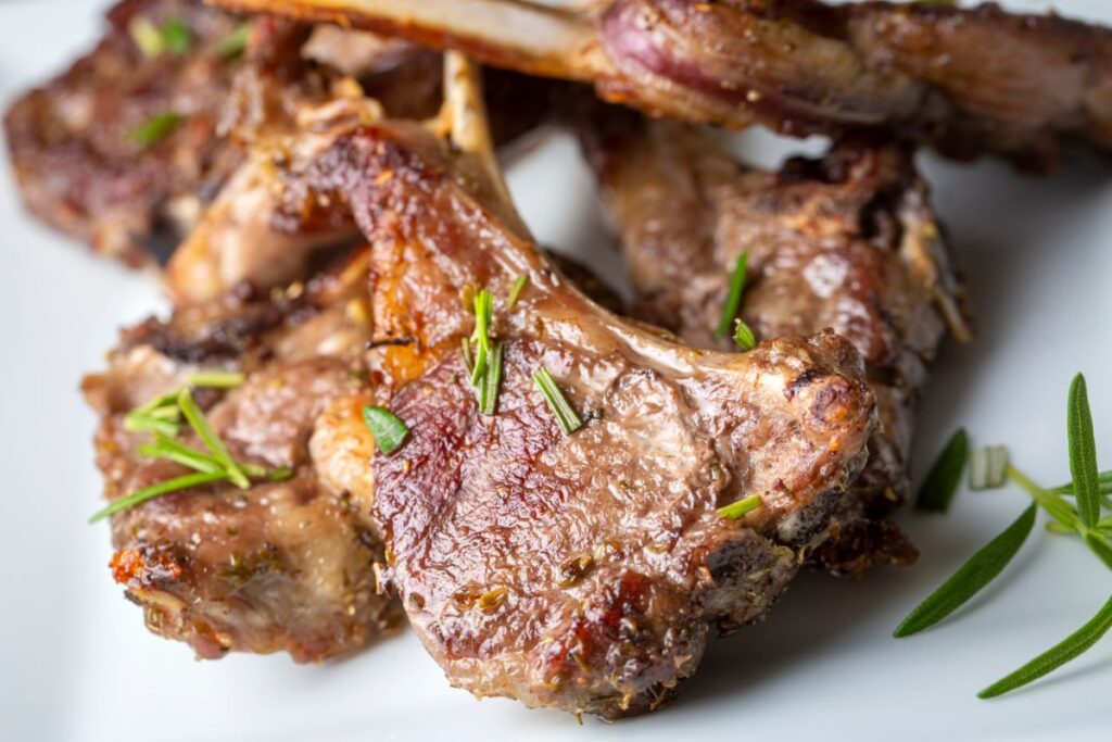 Delicious Herb-Crusted Grass-Fed Lamb Loin Chops