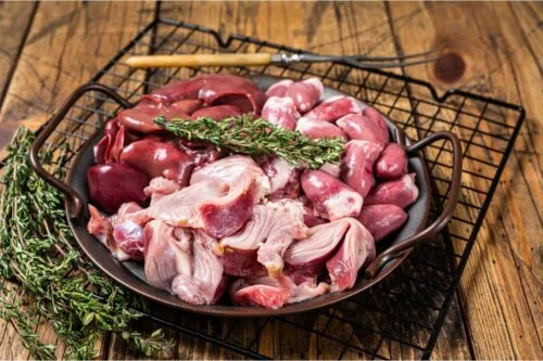 Organic Chicken Giblets (500g) - Frozen